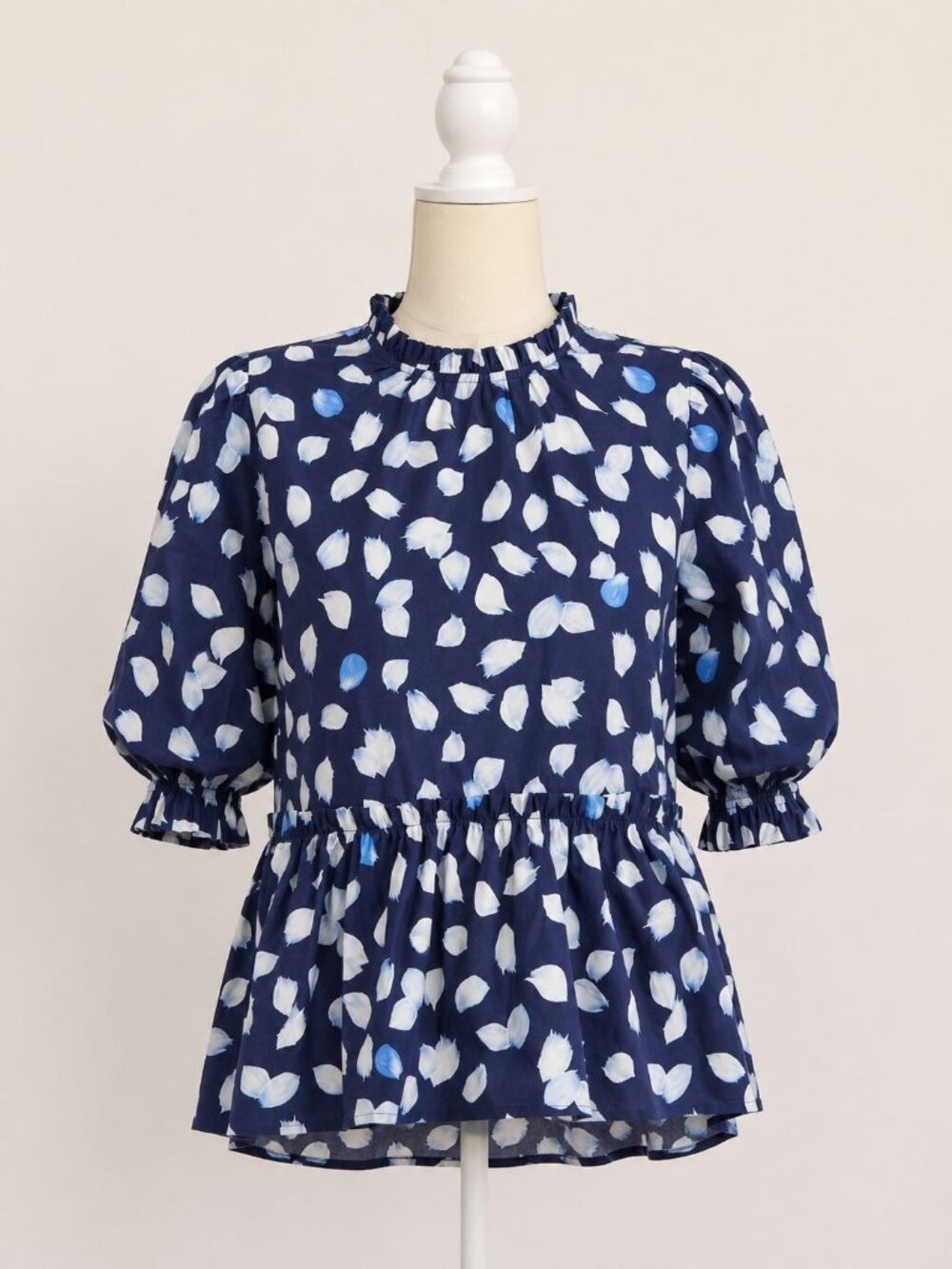 NWT Scoop Women's Mock Neck Peplum Top Size XXL (20)